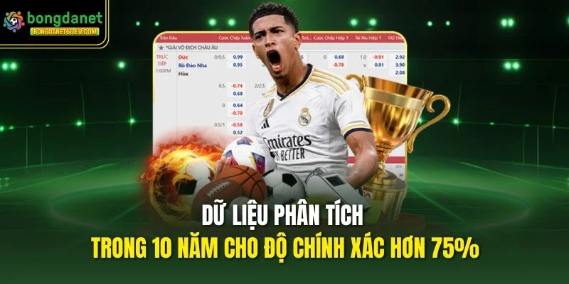 Dữ liệu phân tích trong 10 năm cho độ chính xác hơn 75%